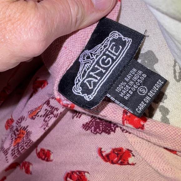 Angie, Long, Asymmetrical Hankercheif Skirt. Boho Chic! Small. Never been worn! - Picture 7 of 14